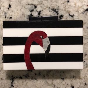 Flamingo clutch